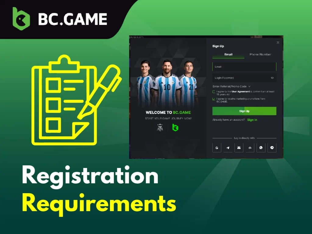 How to Register on BC.Game?